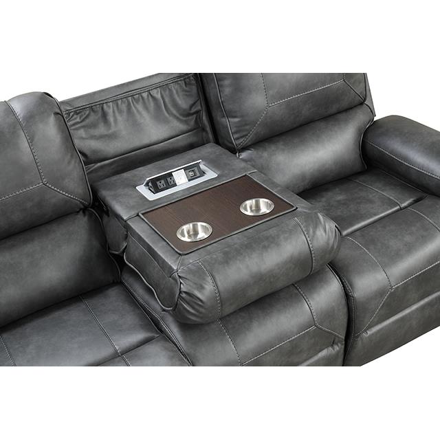  Furniture of America Tepic TM6012GY-SF Sofa IMAGE 3