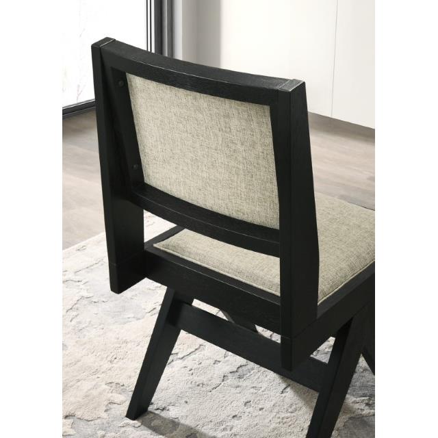  Furniture of America Tottenham FM3222BK-SC-2PK Side Chair IMAGE 1