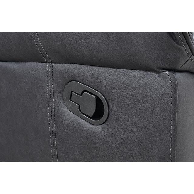  Furniture of America Agata NX6001BK-LV Glider Recliner Loveseat IMAGE 6