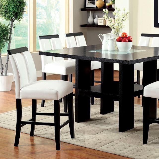  Furniture of America Luminar CM3559PT-5PC 5 Pc Counter Height Table Set IMAGE 5
