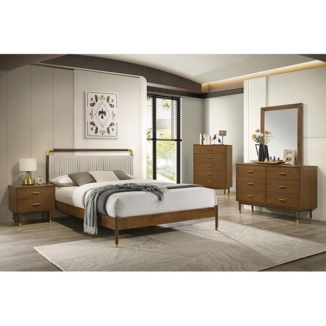  Furniture of America Ripley FM72033WN-M Mirror IMAGE 1