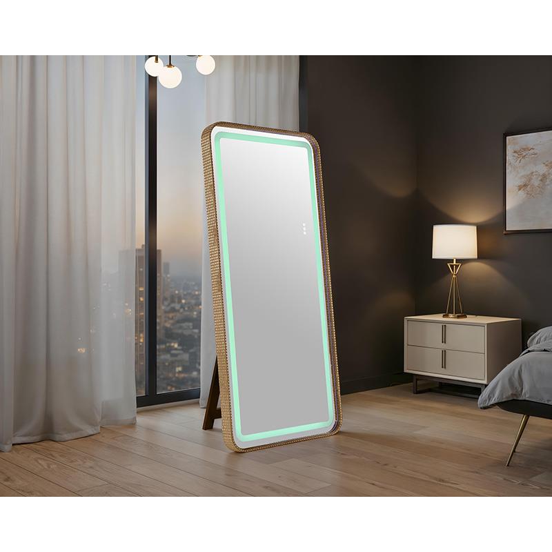  Furniture of America Kiley FM-AC8025GD-M Floor Mirror IMAGE 1