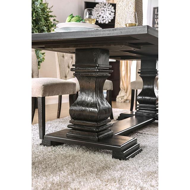  Furniture of America Nerissa CM3840T-7PC 7 Pc Dining Table Set IMAGE 3
