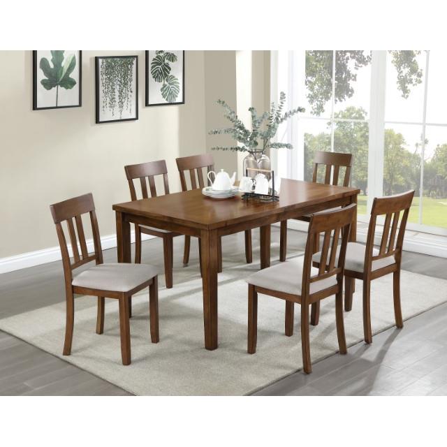  Furniture of America Medford CM3253WN-T-7PK 7 Pc Dining Table Set IMAGE 1