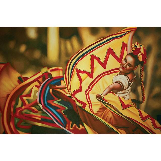  Furniture of America Danza Folklorica AP-B22 Printed Canvas Painting IMAGE 1
