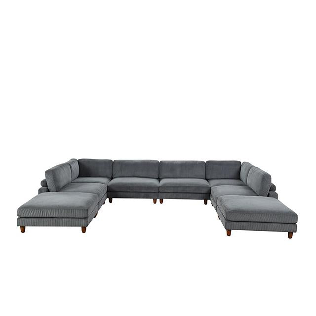  Furniture of America Dagenham FM6800GY-B Sectional IMAGE 4
