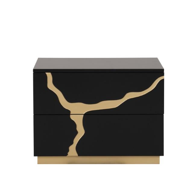 Furniture of America Goldsberg FM7425BK-N Nightstand IMAGE 4
