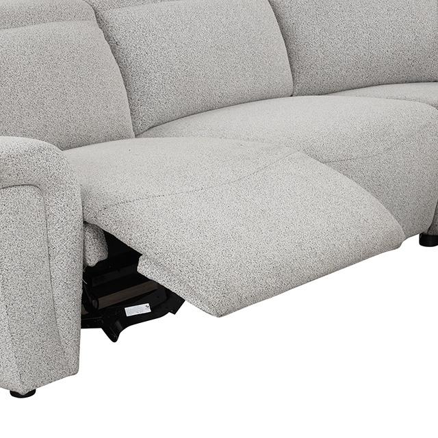  Furniture of America Hieronimus FM6014LG-SECT-PM Power Sectional IMAGE 6
