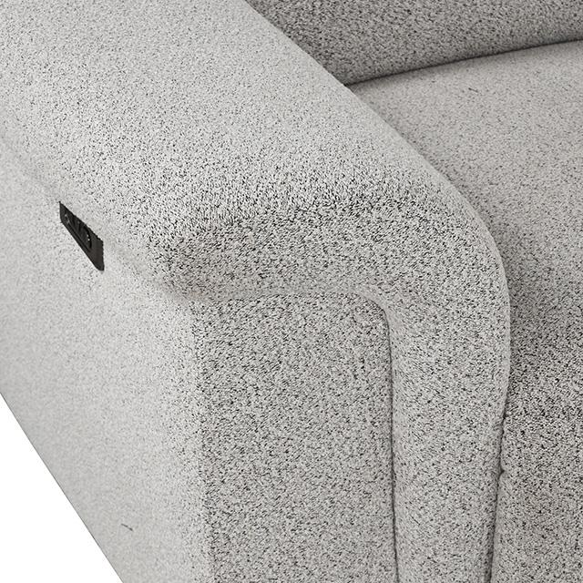  Furniture of America Hieronimus FM6014LG-SECT-PM Power Sectional IMAGE 9