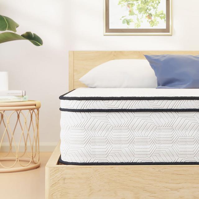  Furniture of America Salvia DM2112-Q 12" Queen Hybrid Pocket Coil Mattress IMAGE 1