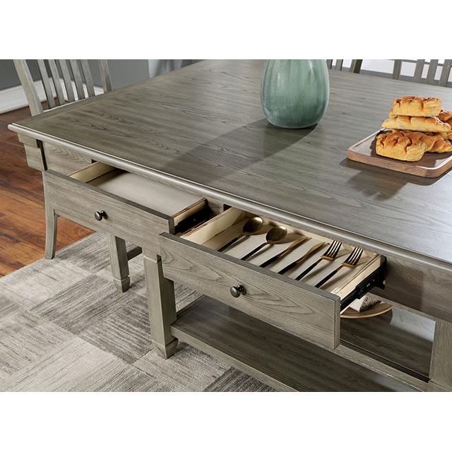  Furniture of America Anaya CM3512GY-PT-7PC 7 Pc Counter Height Table Set IMAGE 1