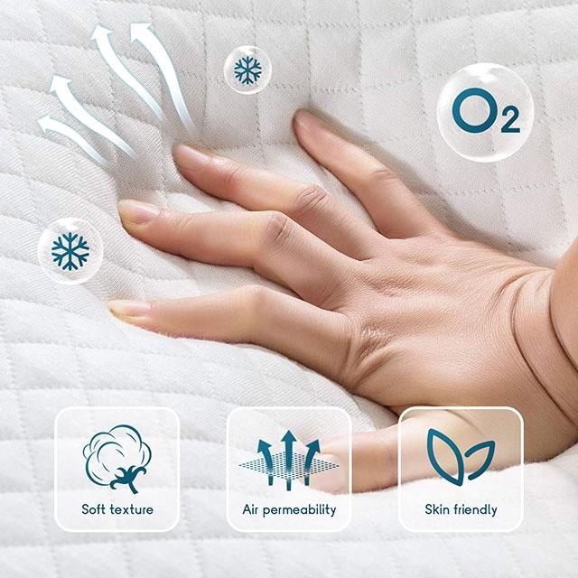  Furniture of America Artemisia DM510-Q-EU 6" Queen Memory Foam Mattress IMAGE 7