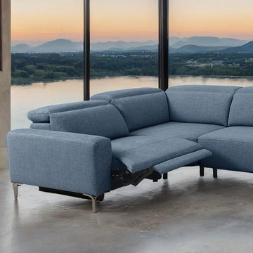  Furniture of America Melancton CM9933BL-SECT-PM Power Sectional IMAGE 1