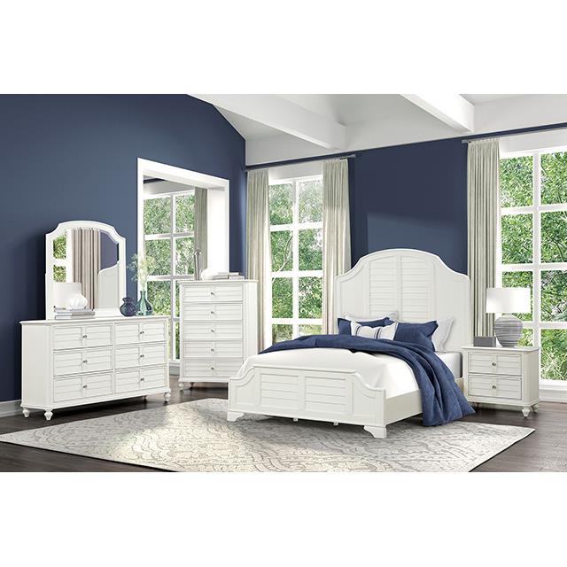  Furniture of America Whitehaven FM7708WH-M Mirror IMAGE 2