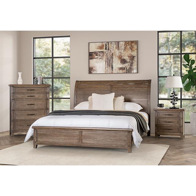  Furniture of America Merthyr FM7431BR-Q-BED Queen Bed IMAGE 3