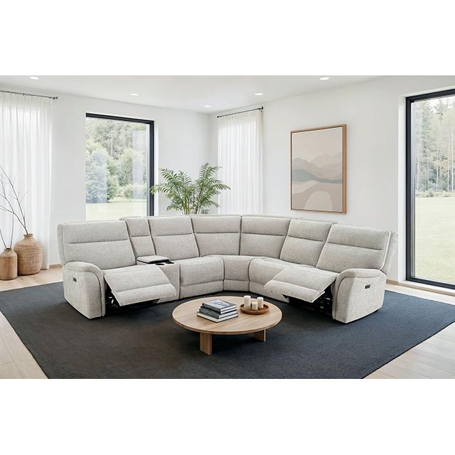 Furniture of America Mattheus CM9944LG-SECT-PM Power Sectional IMAGE 2