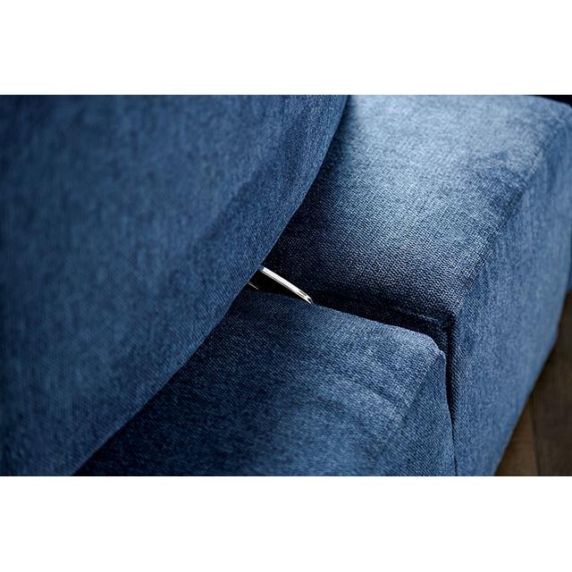  Furniture of America Stavanger FM63001BL-B 2-Seater IMAGE 1