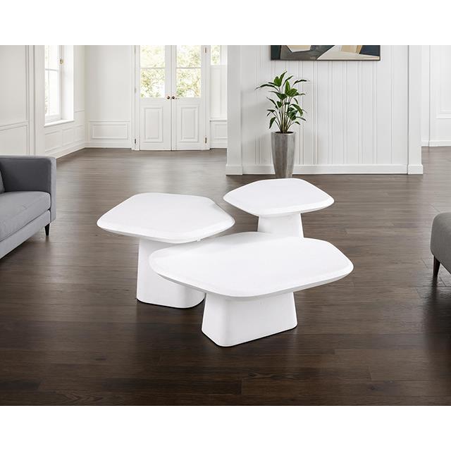  Furniture of America Amico FM47015WH-E-PK End Table IMAGE 1