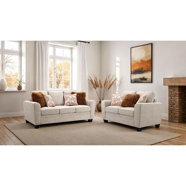  Furniture of America Enea FM64009TP-LV Loveseat IMAGE 1