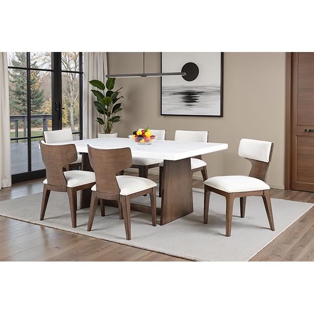  Furniture of America Caerwys FM34004BR-SC-2PK Set Of 2 Side Chair IMAGE 2