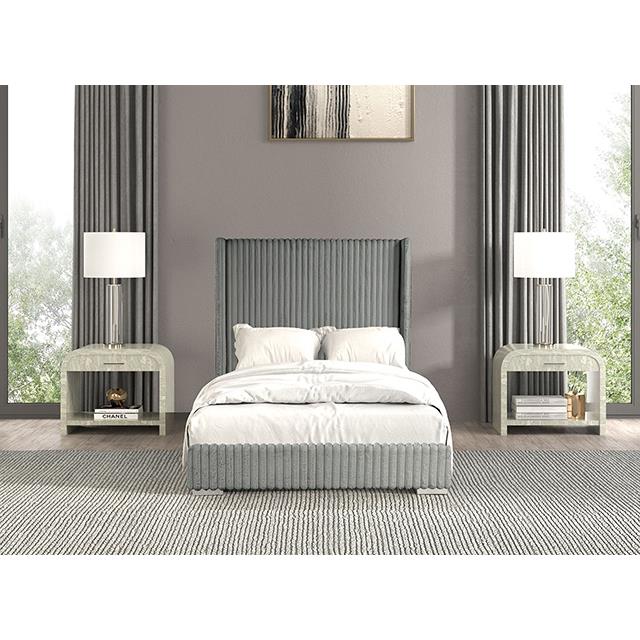  Furniture of America Cadwell FM7120GY-Q Queen Bed IMAGE 3