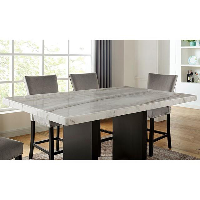  Furniture of America Kian CM3744PT-7PC 7 Pc Counter Height Table Set IMAGE 1