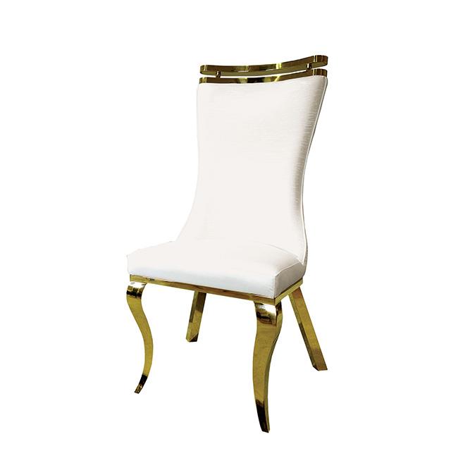  Furniture of America Palazzo FM33011WH-SC-2PK Set Of 2 Chair IMAGE 1