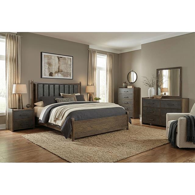  Furniture of America Newent FM74009DW-Q-BED Queen Bed IMAGE 2