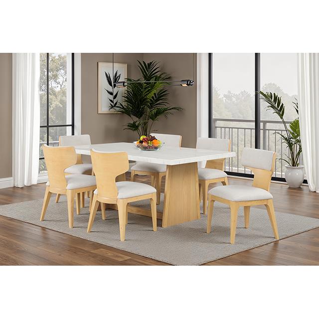  Furniture of America Caerwys FM34004NT-SC-2PK Dining Chair IMAGE 1