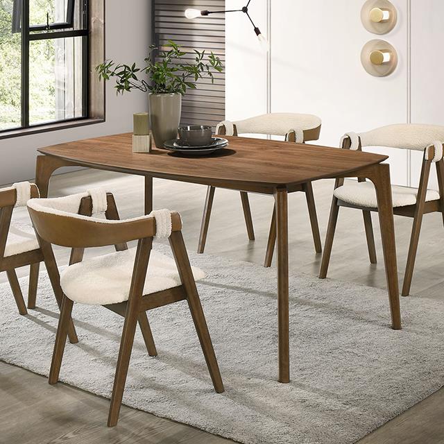  Furniture of America Ebikon FM3216WN-T-5PC 5 Pc Dining Table Set IMAGE 3