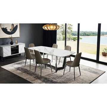  Furniture of America Norelli FM3701SV-T-TABLE Dining Table IMAGE 1