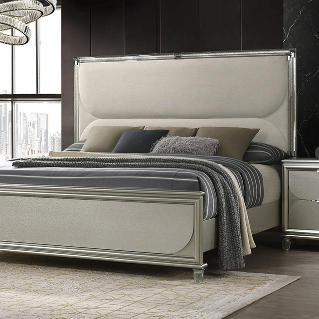  Furniture of America Sheridan FM72080SV-EK-BED King Bed IMAGE 1