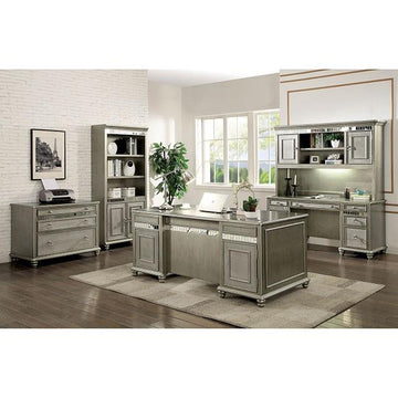  Furniture of America Aine CM-DK908H Computer Desk Hutch IMAGE 1