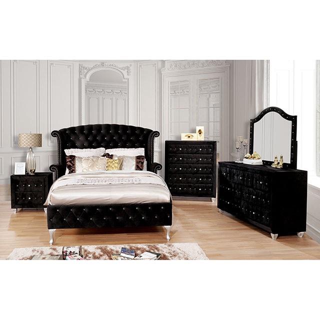  Furniture of America Alzir FM7150BK-C Chest IMAGE 1