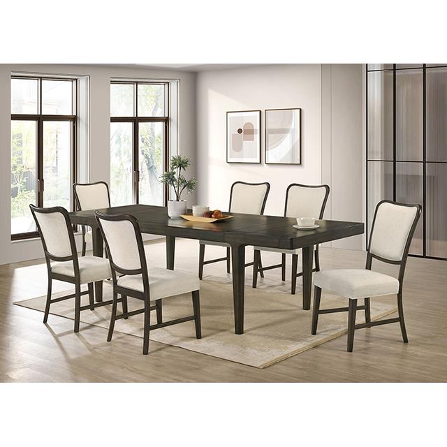  Furniture of America Doconde FM32012ES-T Dining Table IMAGE 2