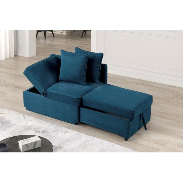  Furniture of America Woburn FM6962BL Convertible Chair IMAGE 1