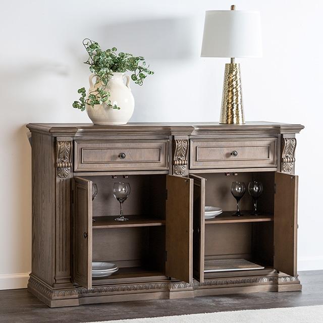 Furniture of America Seven Oaks FM3418AK-SV Sideboard IMAGE 1