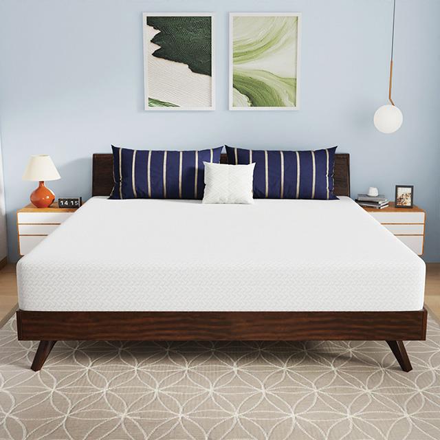  Furniture of America Nasturtium DM810-EK 10" King Bamboo Charcoal Infused Memory Foam IMAGE 1