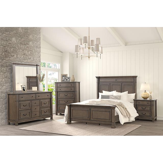  Furniture of America Huddersfield FM7702DB-N Nightstand IMAGE 1