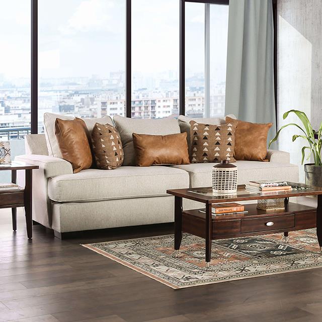  Furniture of America New Meadows SM1214-SF Sofa IMAGE 1