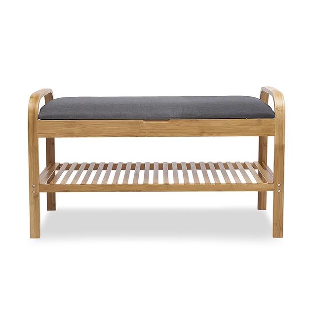  Furniture of America Skipper GM-5002 Shoe Storage Bench IMAGE 1