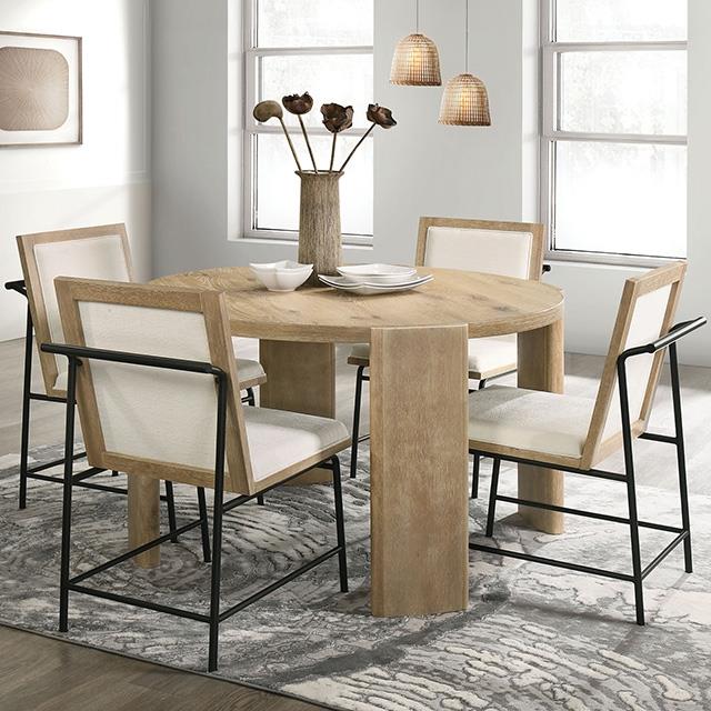  Furniture of America Edenbridge FM3220AK-RT-TABLE Dining Table IMAGE 1