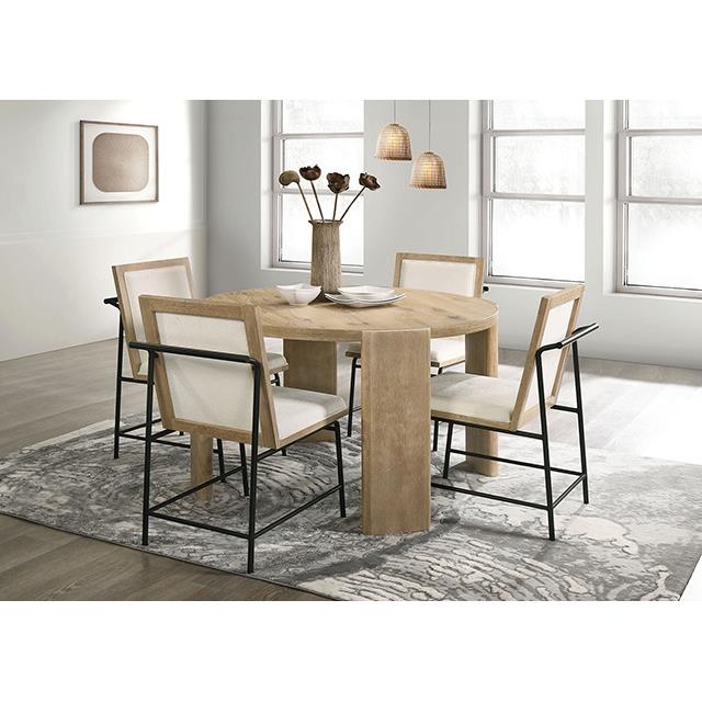  Furniture of America Edenbridge FM3220AK-RT-TABLE Dining Table IMAGE 1