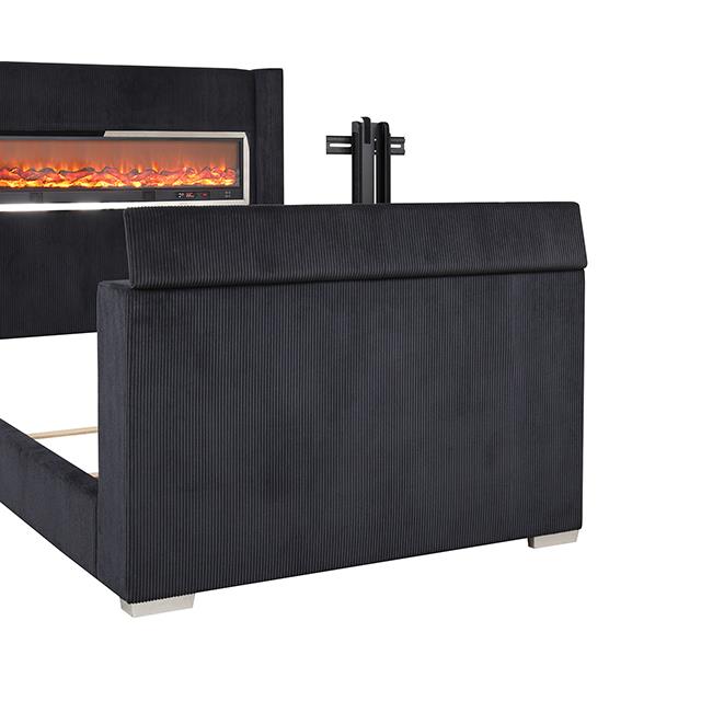  Furniture of America Sumter FM74004BK-EK-BED King Bed IMAGE 3