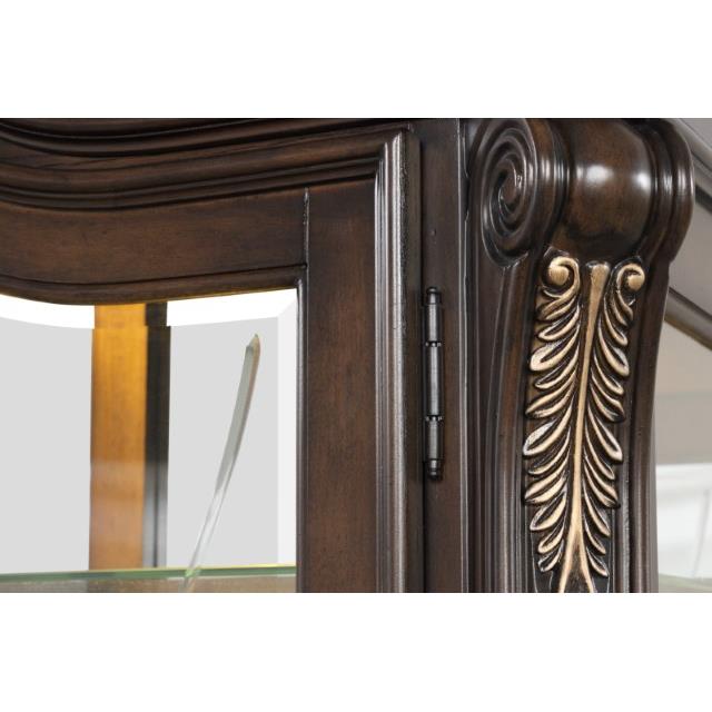  Furniture of America Leovanni FM31003DB-CR-SET Curio IMAGE 3