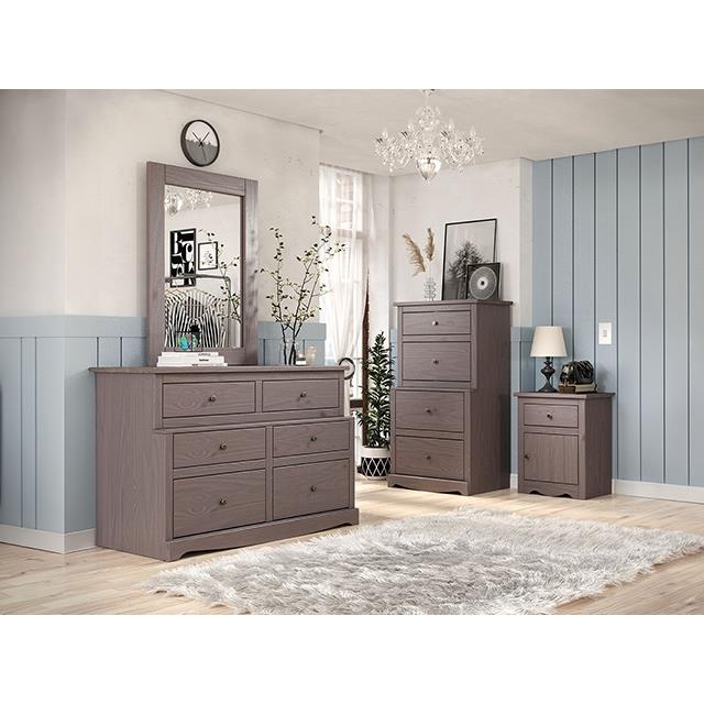  Furniture of America Stavros AM7002GY-M Mirror IMAGE 1