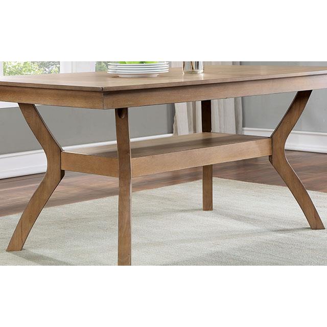  Furniture of America Upminster CM3984NT-T-7PC 7 Pc Dining Table Set IMAGE 1