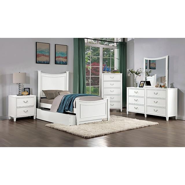  Furniture of America Lycoris CM7477WH-F-BED Full Bed IMAGE 1