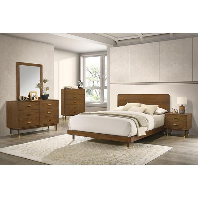  Furniture of America Romford FM72034WN-Q-BED Queen Bed IMAGE 2