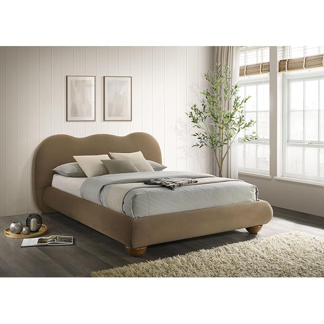  Furniture of America Finamore FM72005BR-EK-BED King Bed IMAGE 1